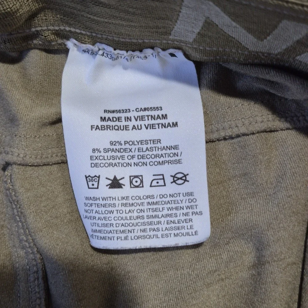 Nike Yoga Joggers Mens Large Khaki Tan Lightweight Sweatpants Stretch Lounge